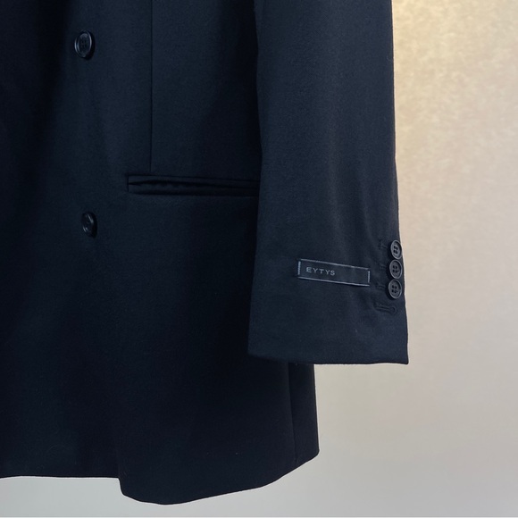 NWT EYTYS Milo Blazer in Black Oversized Boxy Minimalist Sophisticated Business - Picture 9 of 10